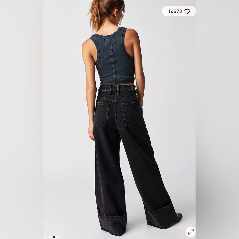 Free People Final Countdown Jeans in Black, Various Sizes NWT - Picture 3 of 4